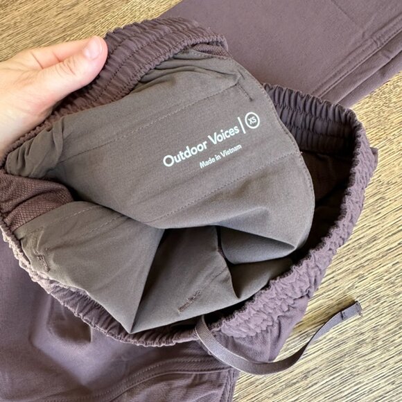 outdoor voices, rectrek pants, xs, men, java, new with tags - Picture 7 of 9